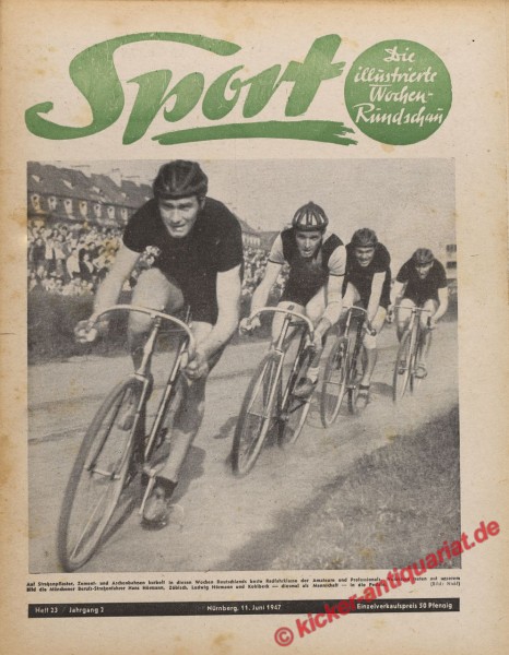 Sportmagazin Nr. 23, 11.6.1947 bis 17.6.1947