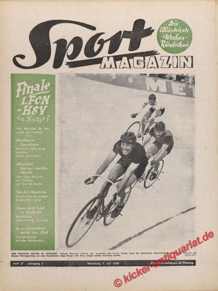 Sportmagazin Nr. 27, 7.7.1948 bis 13.7.1948