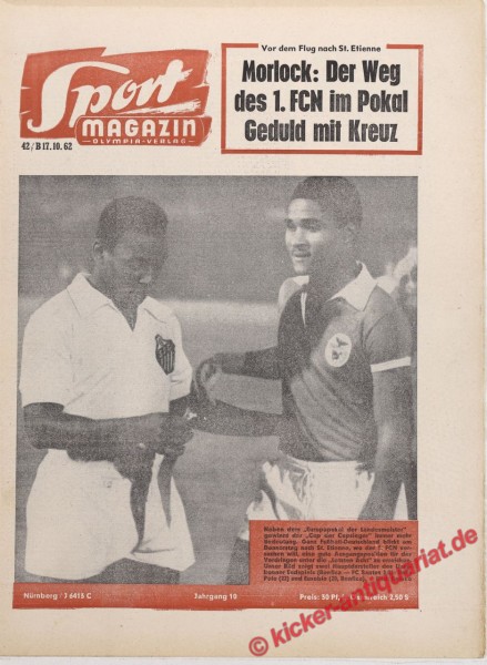 Sportmagazin Nr. 42B, 17.10.1962 bis 23.10.1962