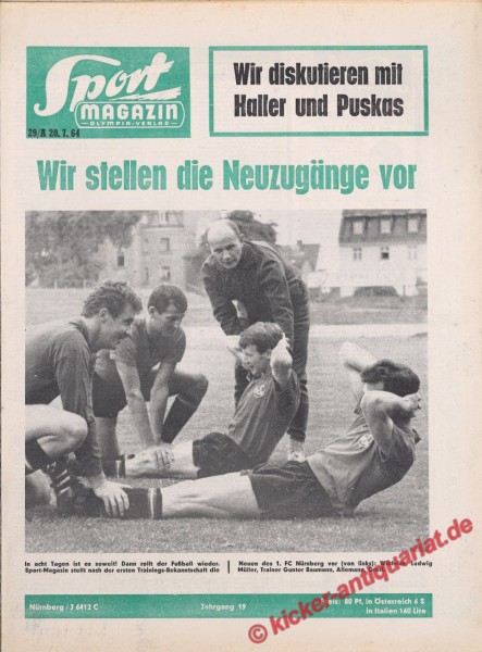 Sportmagazin Nr. 29A, 20.7.1964 bis 26.7.1964